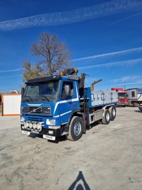 Volvo Fm12 САМОСВАЛ С КРАН, снимка 3