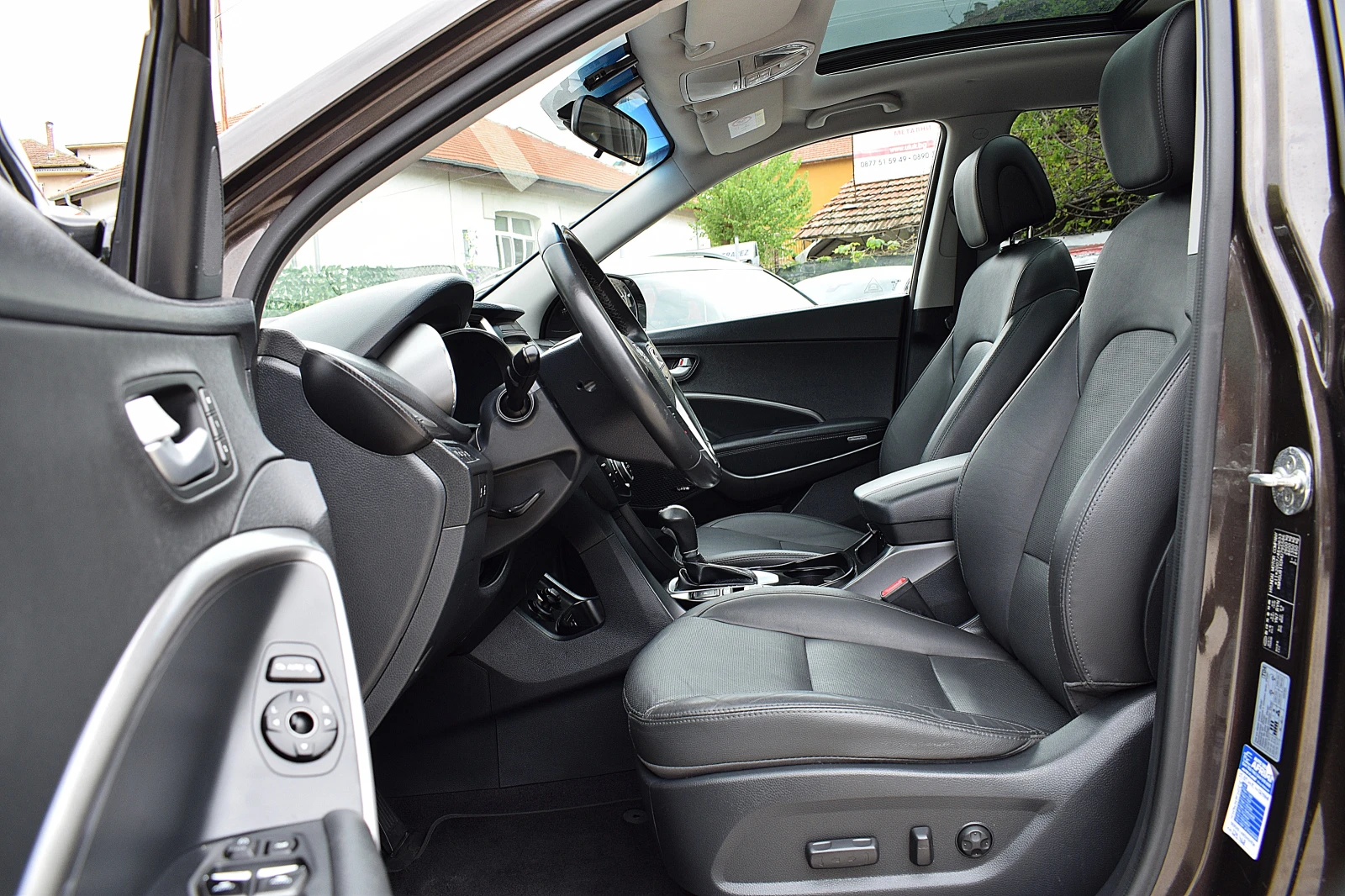 Hyundai Santa fe 2.2ШВЕЙЦАРИЯ-ДИСТРОНИК/КОЖА/НАВИ/КСЕНОН/ПАНОРАМА, снимка 7 - Автомобили и джипове - 54385177
