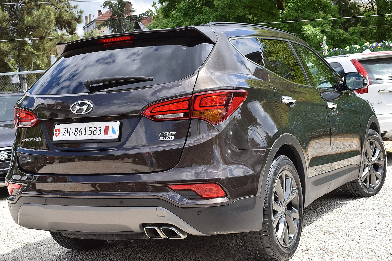 Hyundai Santa fe 2.2ШВЕЙЦАРИЯ-ДИСТРОНИК/КОЖА/НАВИ/КСЕНОН/ПАНОРАМА, снимка 4 - Автомобили и джипове - 54385177