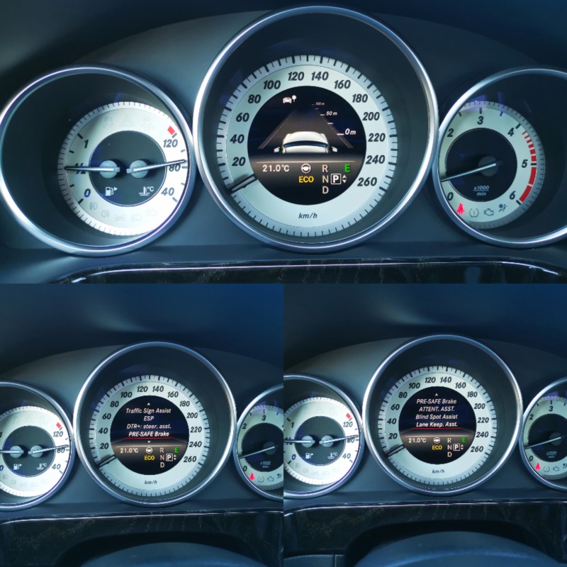 Mercedes-Benz E 350 AMG-Line/AirMatic/Massage/360view/Distron+ /LaneAs, снимка 13 - Автомобили и джипове - 45176251