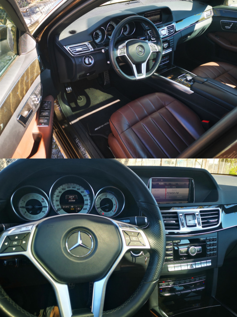 Mercedes-Benz E 350 AMG-Line/AirMatic/Massage/360view/Distron+ /LaneAs, снимка 7 - Автомобили и джипове - 45176251