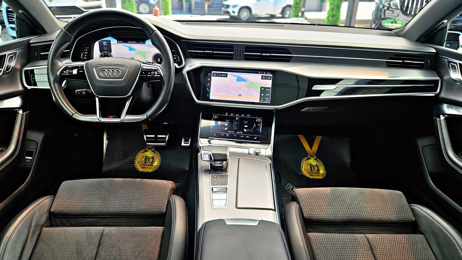 Audi A7 RS7/S-LINE/50TDI/DISTR/PANO/DIGITAL/ПОДГРЕВ/ЛИЗИНГ, снимка 8 - Автомобили и джипове - 54855346