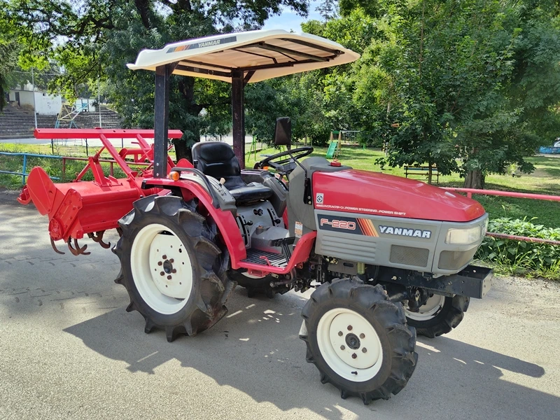 Трактор Yanmar F255 25к.с. 4WD с фреза ДЖЕЙ ТРЕЙДИНГ, снимка 9 - Селскостопанска техника - 48953761