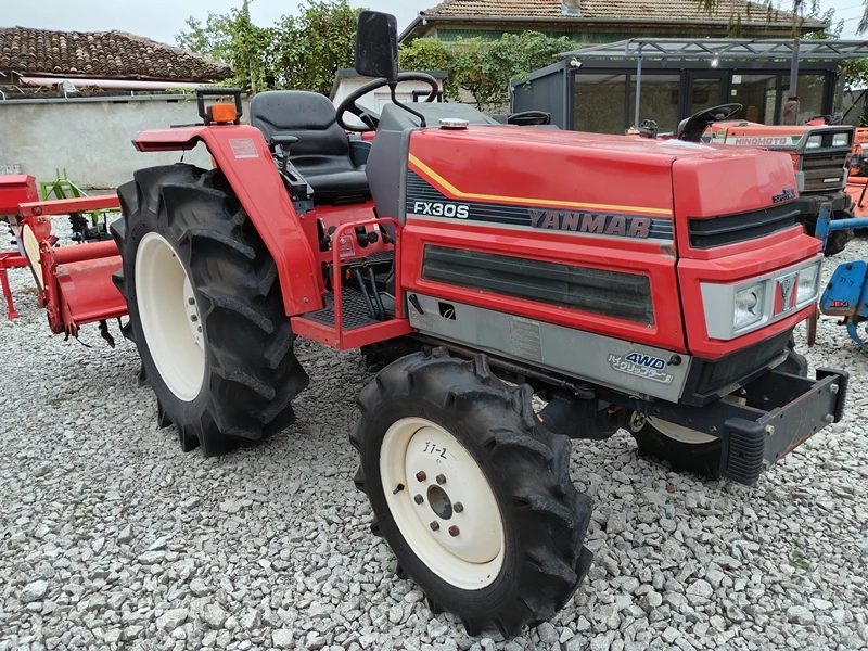 Трактор Yanmar F255 25к.с. 4WD с фреза ДЖЕЙ ТРЕЙДИНГ, снимка 7 - Селскостопанска техника - 48953761