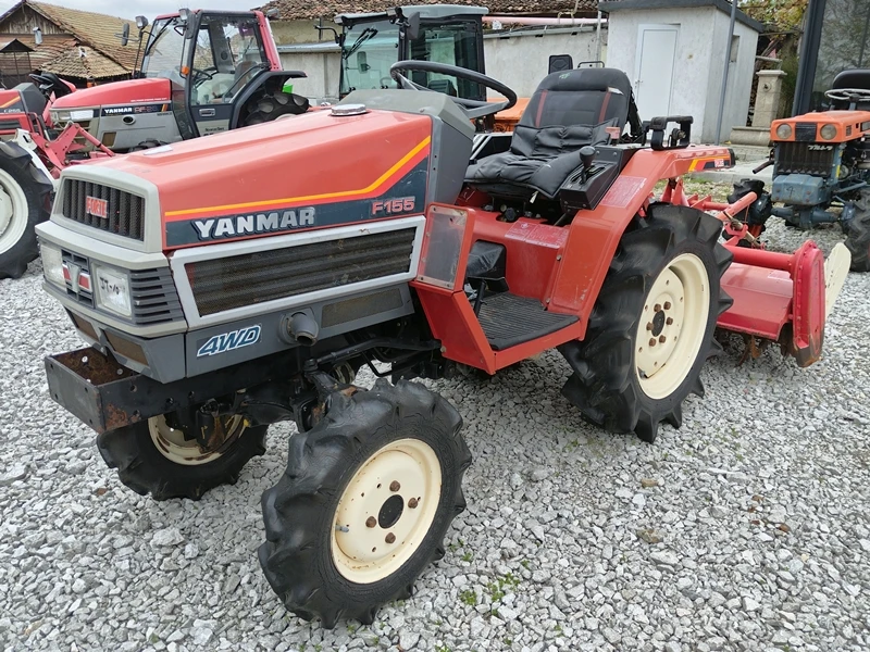 Трактор Yanmar F155 15к.с. 4WD с фреза и товарач ДЖЕЙ ТРЕЙДИНГ - изображение 3