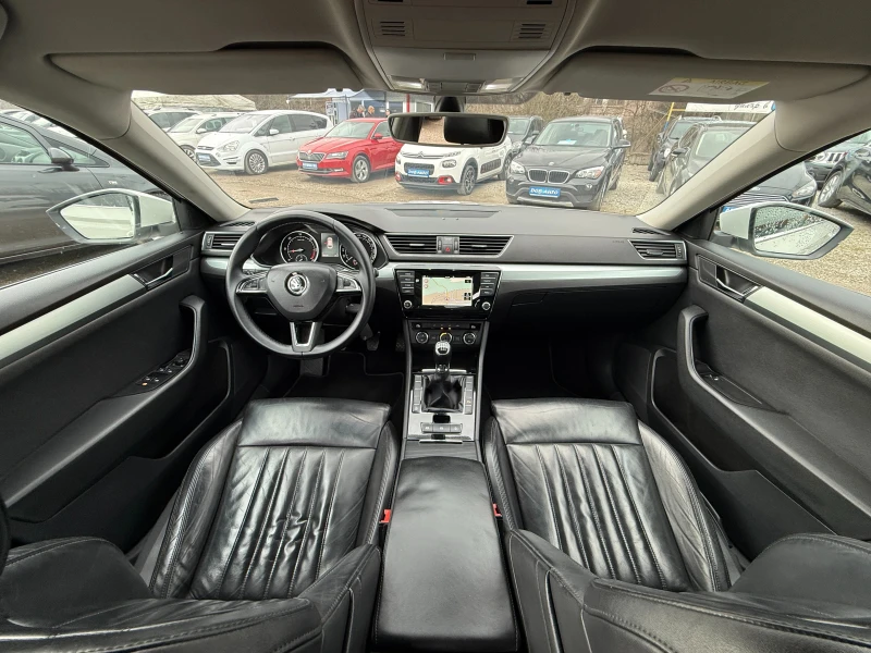 Skoda Superb 1.6TDI-кожа-парктроник-ел пакет-всичко платено, снимка 16 - Автомобили и джипове - 53517794