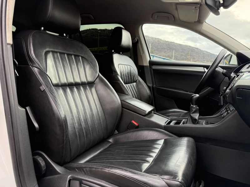 Skoda Superb 1.6TDI-кожа-парктроник-ел пакет-всичко платено, снимка 14 - Автомобили и джипове - 53517794