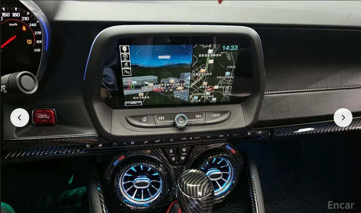 Chevrolet Camaro SS 6.2 V8* CARBON* BOSE* HEAD-UP* ОБДУХВАНЕ* , снимка 11 - Автомобили и джипове - 53802041