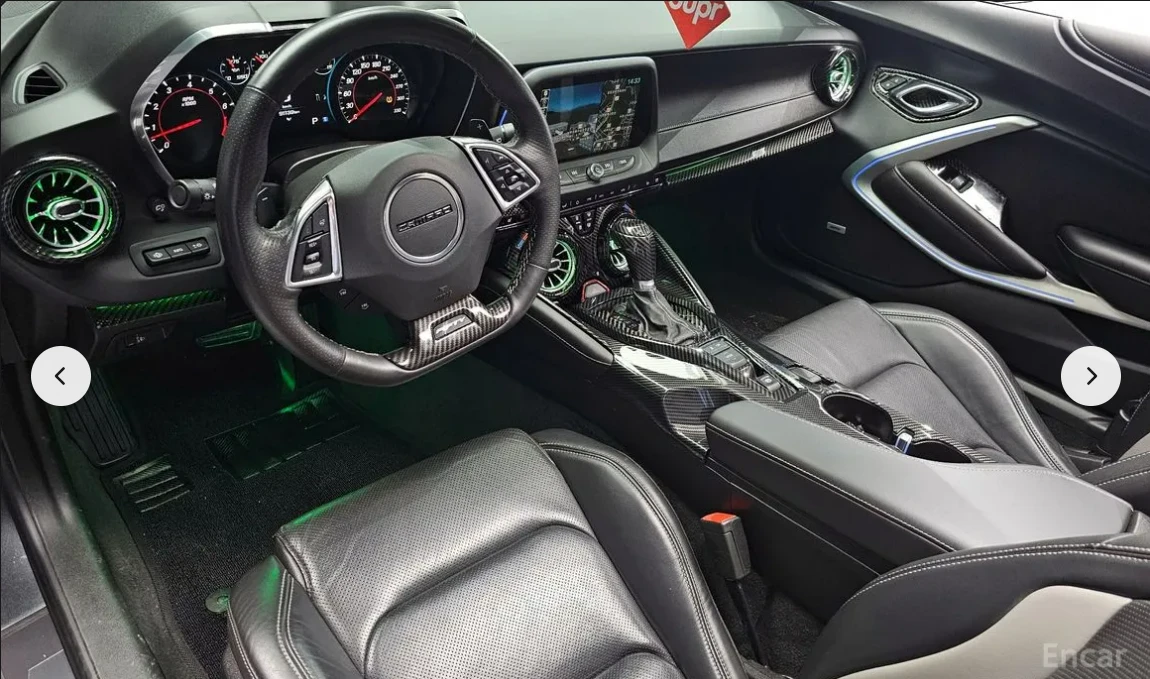 Chevrolet Camaro SS 6.2 V8* CARBON* BOSE* HEAD-UP* ОБДУХВАНЕ* , снимка 8 - Автомобили и джипове - 53802041