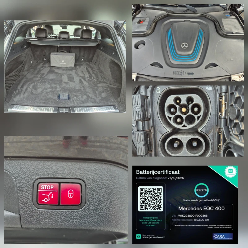 Mercedes-Benz EQC AMG-400-4 MATIC-SOH-94%, снимка 17 - Автомобили и джипове - 52773632