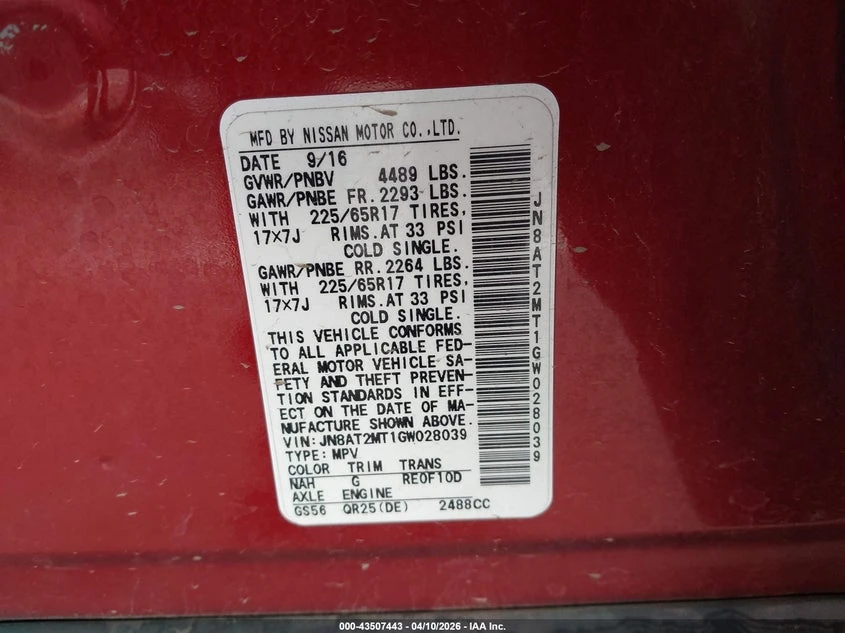 Nissan Rogue 2.5L I-4 DOHC, VVT, 170HP Front Wheel Drive | Mobile.bg � ����������� 9