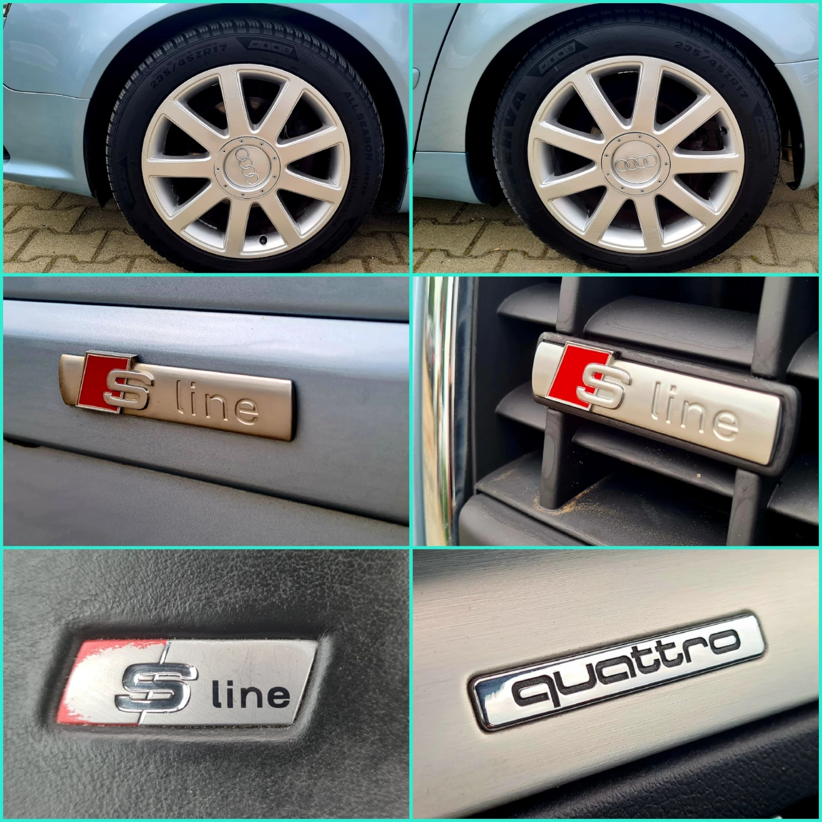 Audi A4 2.0TDI S LINE/QUATTRO/СОБСТВЕН ЛИЗИНГ, снимка 8 - Автомобили и джипове - 54556433