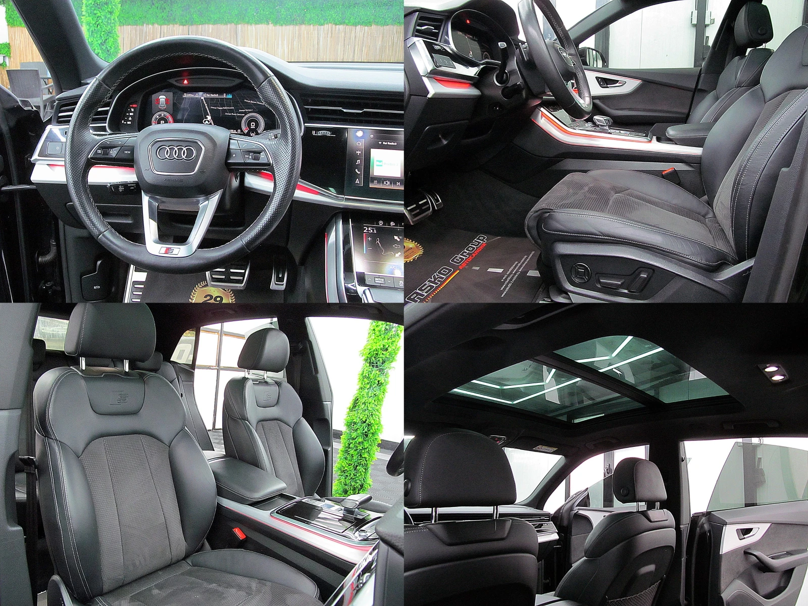 Audi Q8 S-line+ + + /PANORAMA/3D-kamera/KeylessGo/ЛИЗИНГ - изображение 10