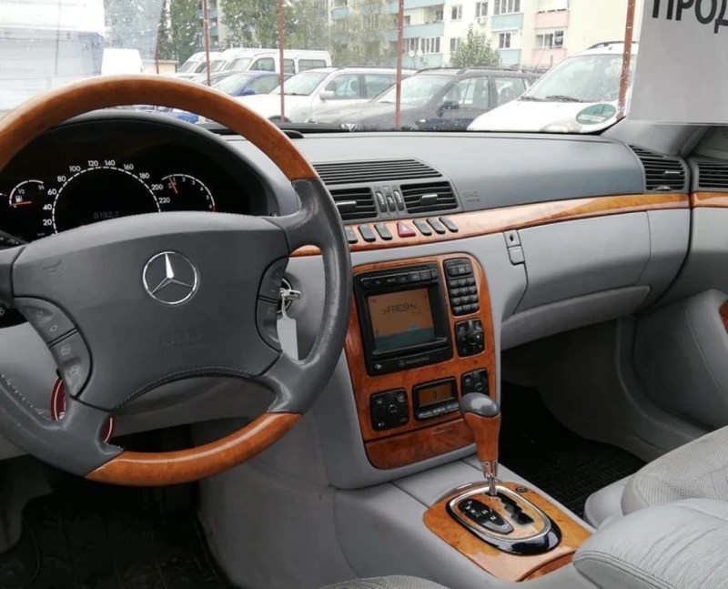 Mercedes-Benz S 430 4.3/279 к.с  Бензин/Газ, снимка 5 - Автомобили и джипове - 47808767