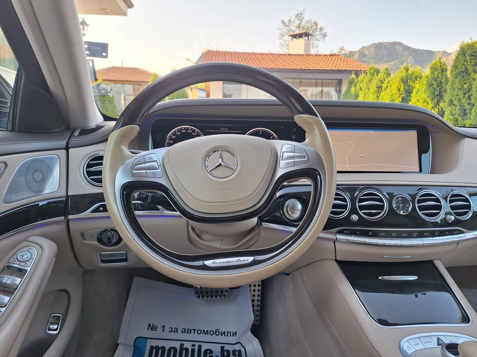 Mercedes-Benz S 350 3.5 CDI AMG НАПЪЛНО ОТСЛУЖЕН  - изображение 10