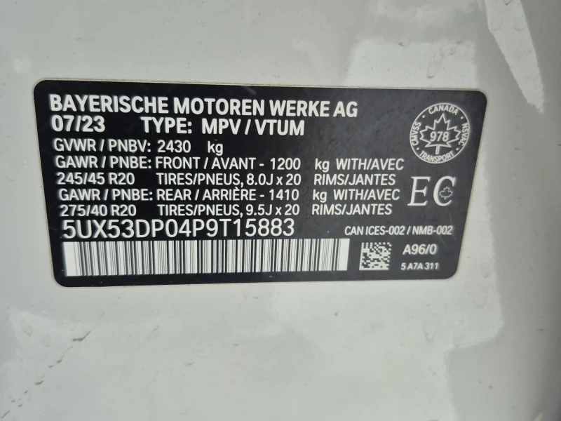 BMW X3 * xDrive30i * CARFAX * БЕЗ ПЪРВОНАЧАЛНА ВНОСКА, снимка 14 - Автомобили и джипове - 53117387