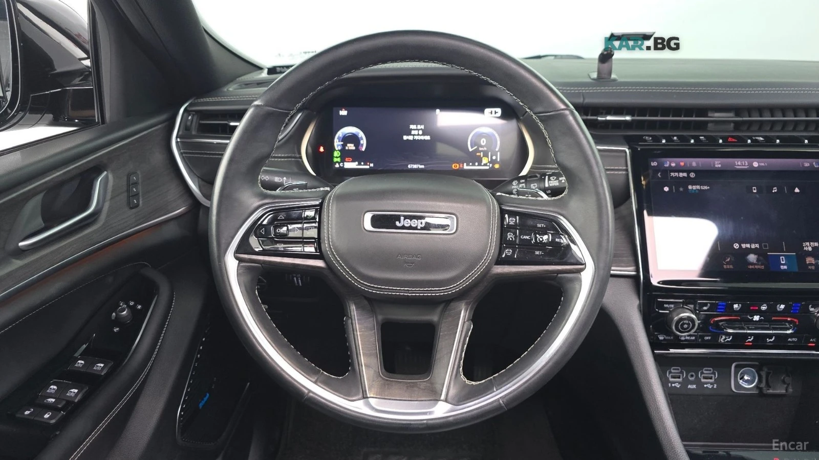 Jeep Grand cherokee OVERLAND* 3.6* 4X4* MCINTOSH* HUD* 360* PANO* ОБДУ, снимка 6 - Автомобили и джипове - 56201581