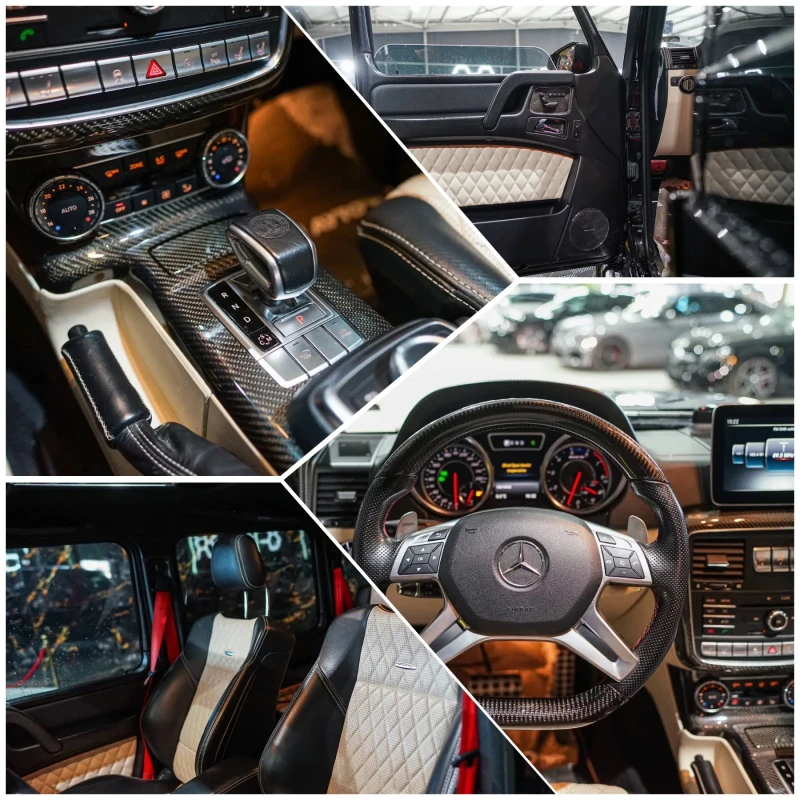 Mercedes-Benz G 63 AMG 4 MATIC FULL BRABUS PACK РЯДКА КОЖА ЛИЗИНГ 100%, снимка 16 - Автомобили и джипове - 52889500