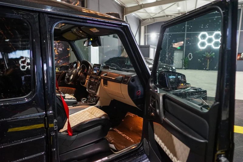 Mercedes-Benz G 63 AMG 4 MATIC FULL BRABUS PACK РЯДКА КОЖА ЛИЗИНГ 100%, снимка 12 - Автомобили и джипове - 52889500