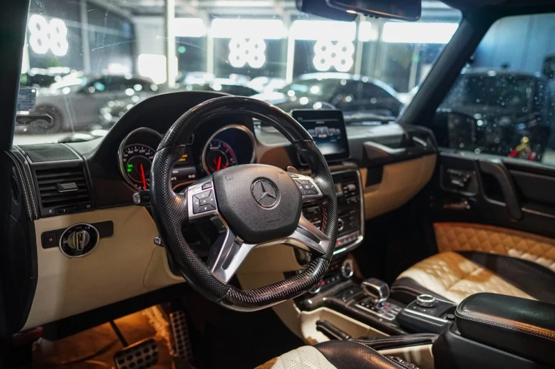 Mercedes-Benz G 63 AMG 4 MATIC FULL BRABUS PACK РЯДКА КОЖА ЛИЗИНГ 100%, снимка 11 - Автомобили и джипове - 52889500