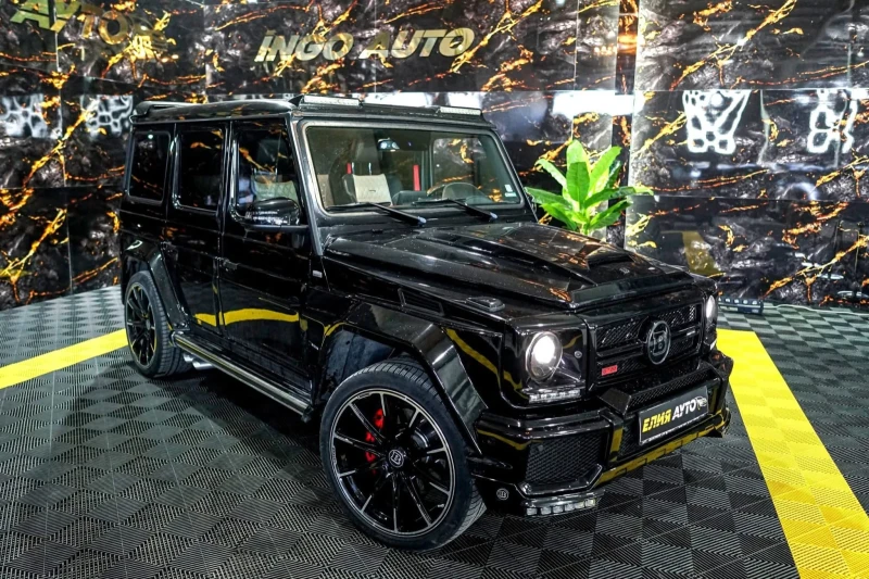 Mercedes-Benz G 63 AMG 4 MATIC FULL BRABUS PACK РЯДКА КОЖА ЛИЗИНГ 100%, снимка 3 - Автомобили и джипове - 52889500