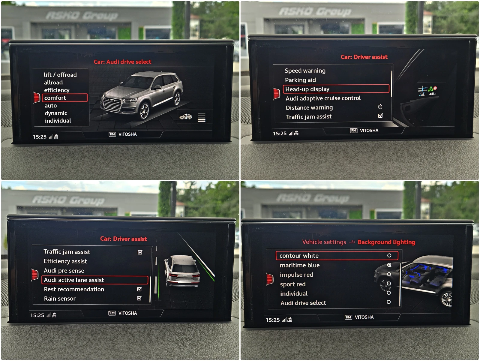 Audi SQ7 MATRIX/S-LINE/DISTR/HUD/AMBI/PANO/ПОДГРЕВ/ПАМЕТ/LI, снимка 14 - Автомобили и джипове - 54997915