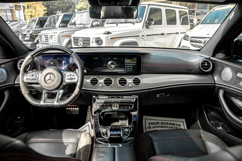 Mercedes-Benz E 53 AMG CARBON, ALCANTARA, BURMESTER, FULL MAXXX* * , снимка 13 - Автомобили и джипове - 52636077