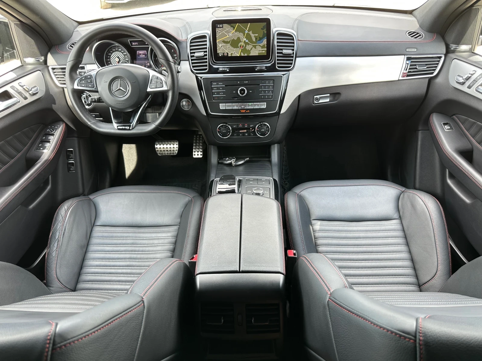 Mercedes-Benz GLE 350 COUPE AMG MAXTON-150хил.км-9G-ACC-КАМЕРА360-РЕКАРО, снимка 11 - Автомобили и джипове - 54855933