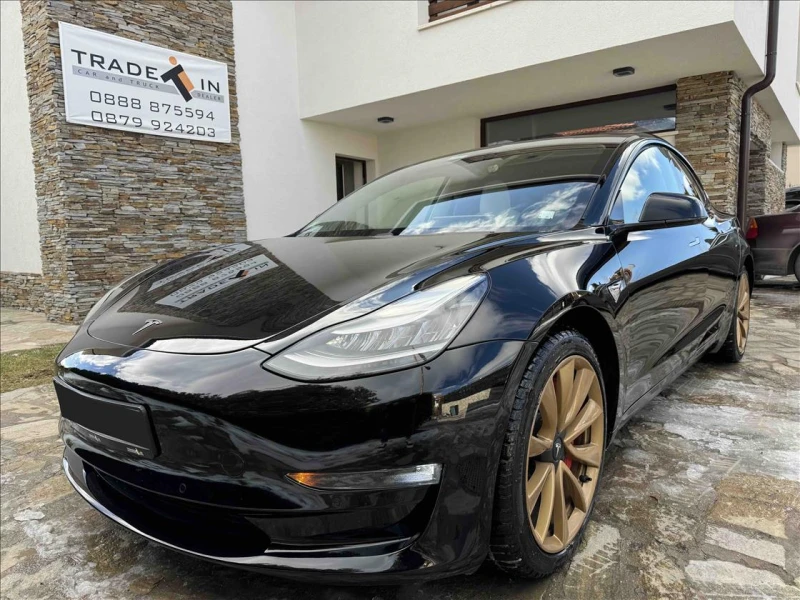 Tesla Model 3 LONG RANGE, снимка 1 - Автомобили и джипове - 48416547