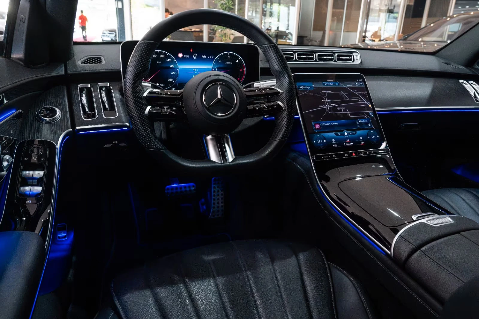 Mercedes-Benz S 400 d/4MATIC/330HP/AMG-LINE/LIM./NIGHT/BURM/LED/465fpr | Mobile.bg   12