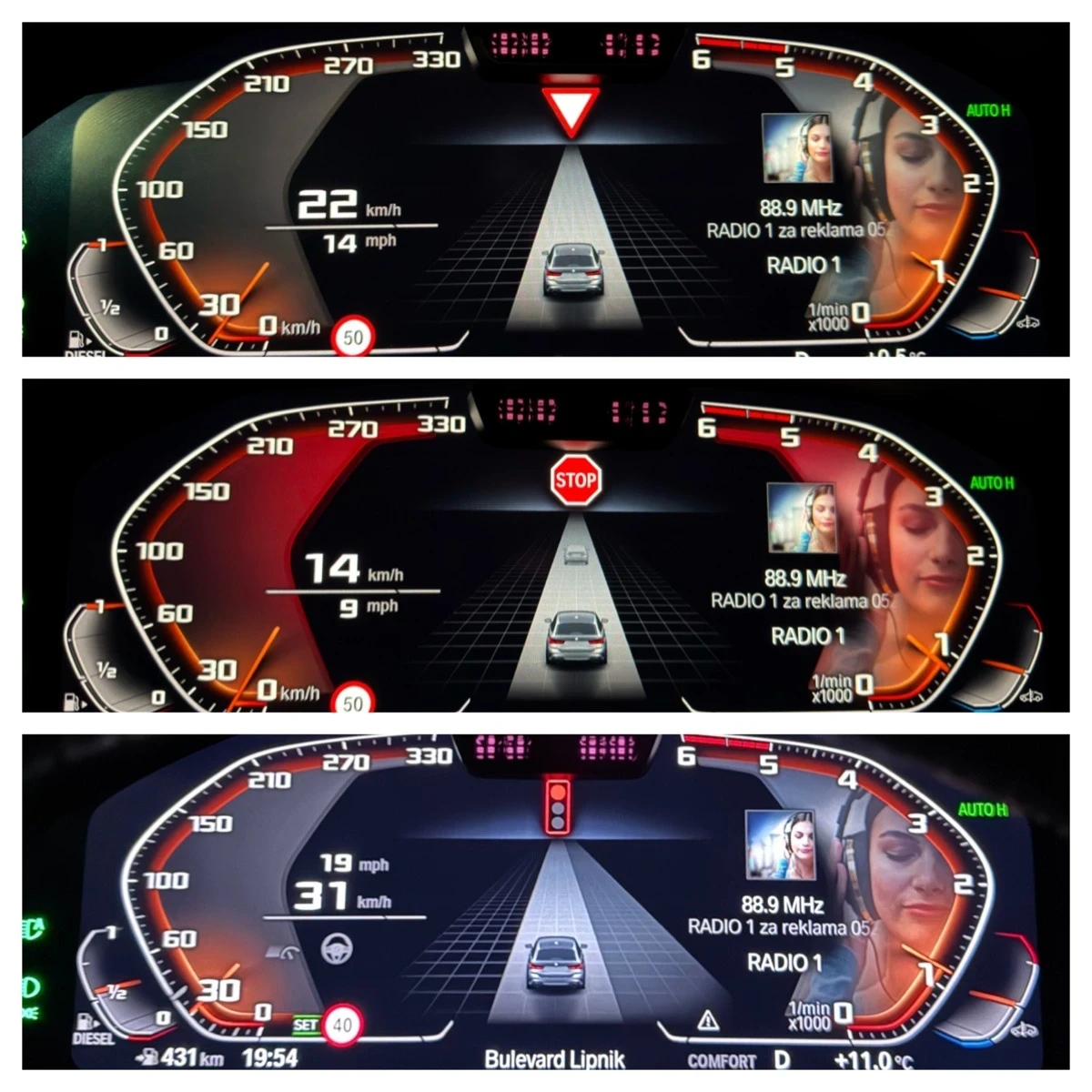 BMW 320 Tour M Sport LASER DA-Pro AHK HuD Ambiente | Mobile.bg � ����������� 17