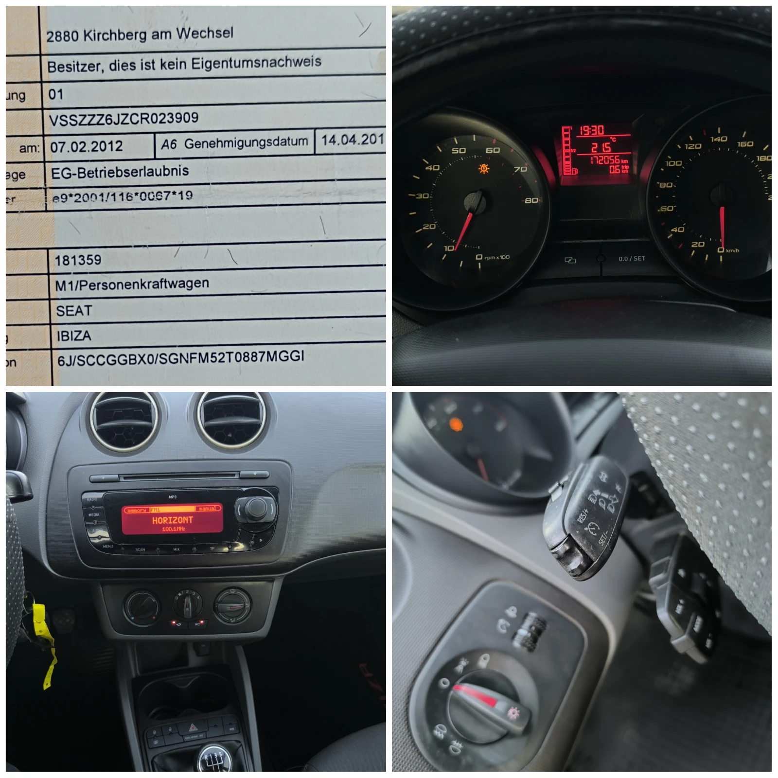 Seat Ibiza -1.4i-85кс(старият двигател)-КЛИМАТИК-EURO 5 !!!, снимка 17 - Автомобили и джипове - 55242008