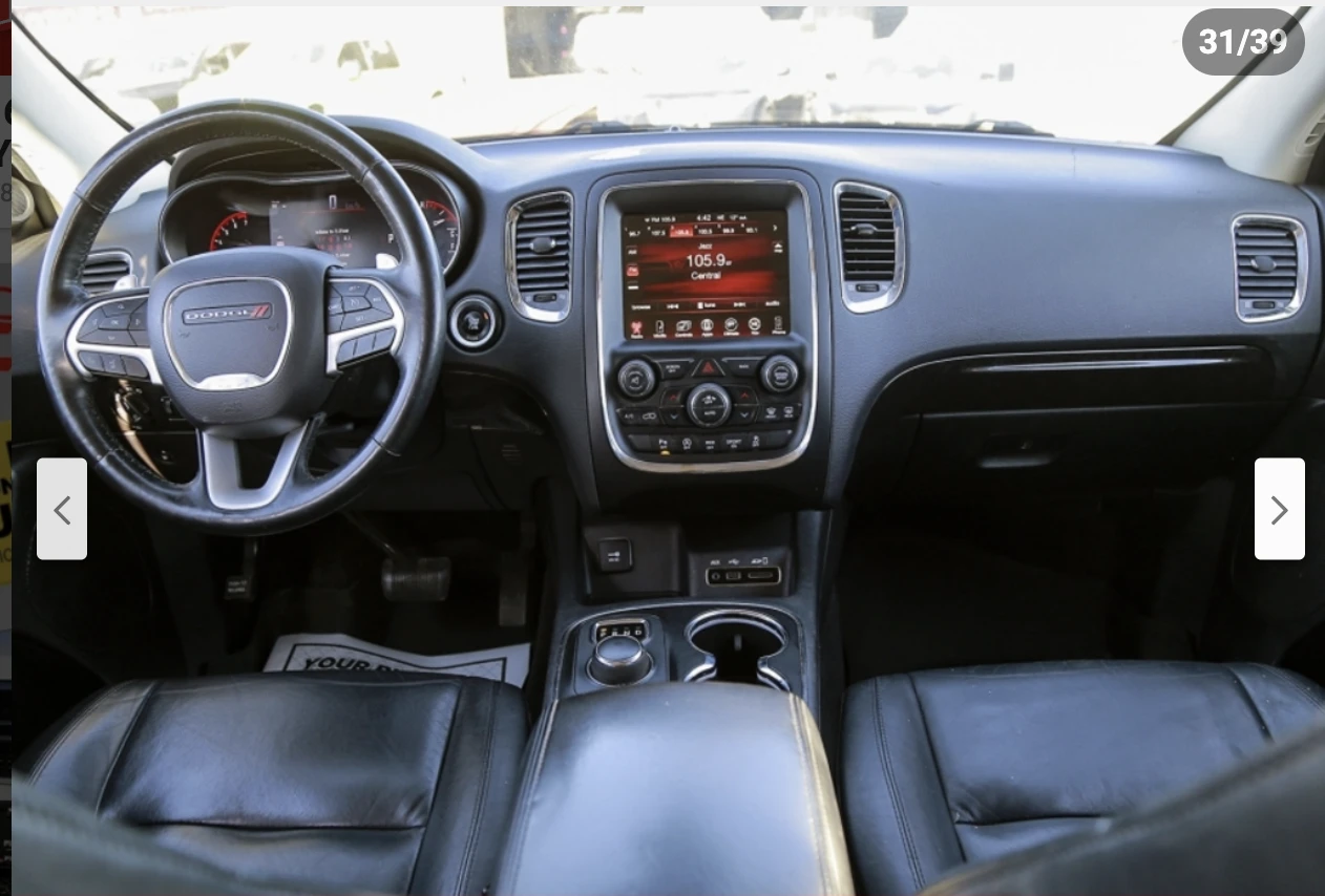Dodge Durango 3.6* V6* 8ZF* ПОДГРЕВ* КАМЕРА* КЕЙЛЕС* LANE* ASSIS - изображение 9