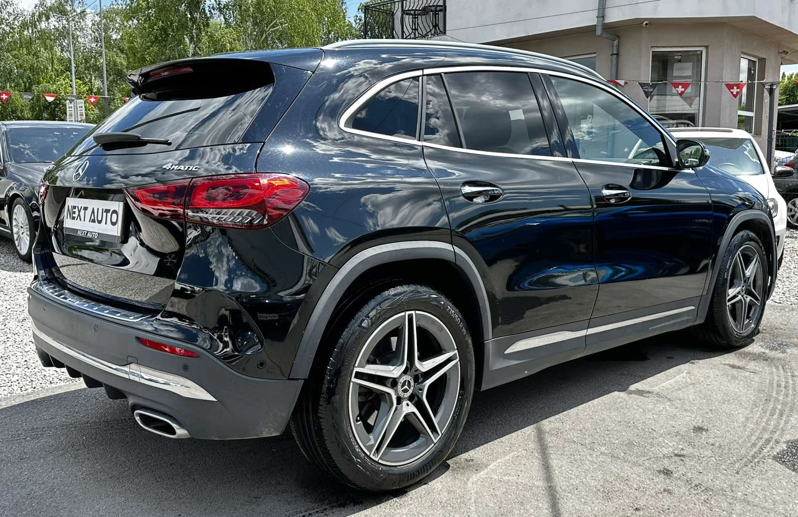 Mercedes-Benz GLA 220 2.0D 190HP 4MATIC AMG LINE BURMESTER EU6D, снимка 5 - Автомобили и джипове - 54679606
