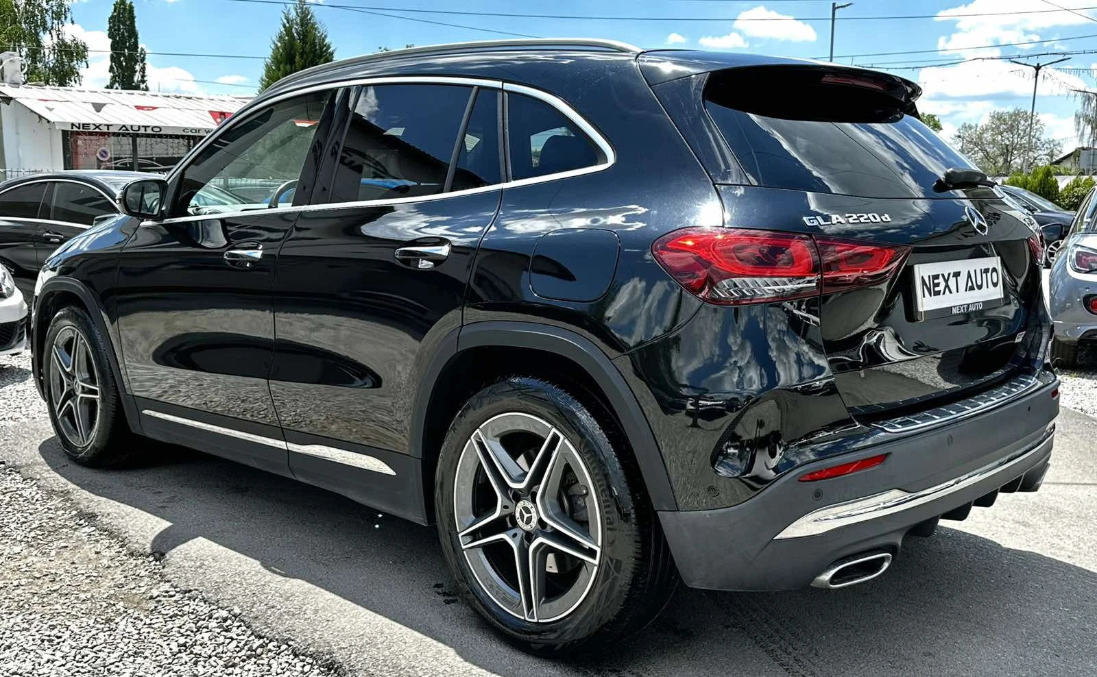 Mercedes-Benz GLA 220 2.0D 190HP 4MATIC AMG LINE BURMESTER EU6D, снимка 7 - Автомобили и джипове - 54679606