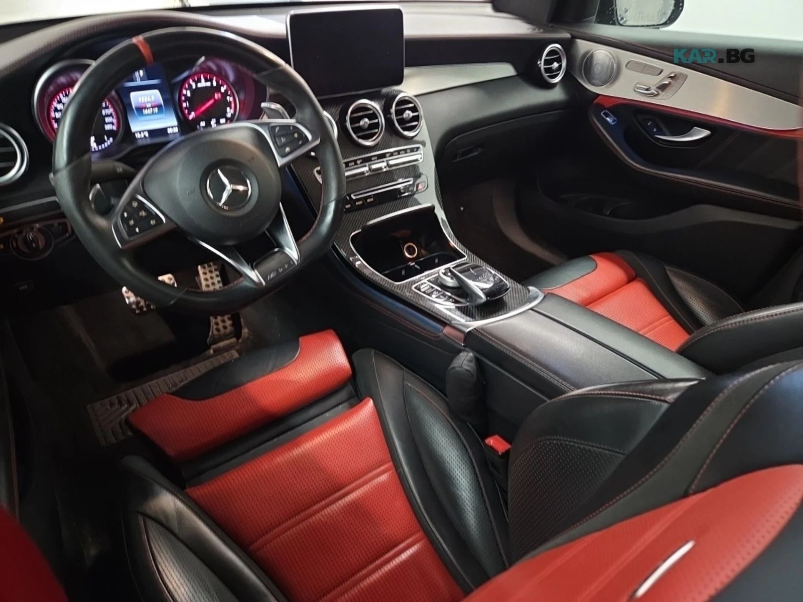 Mercedes-Benz GLC 63 AMG S * Червен Салон * АвтоКредит* (ЦЕНА ДО БГ), снимка 8 - Автомобили и джипове - 54838106