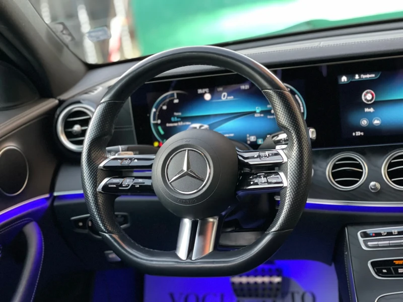 Mercedes-Benz E 220 4Matic* AMG* NIGHT* BLIND* ГАРАНЦИЯ* , снимка 8 - Автомобили и джипове - 51782257