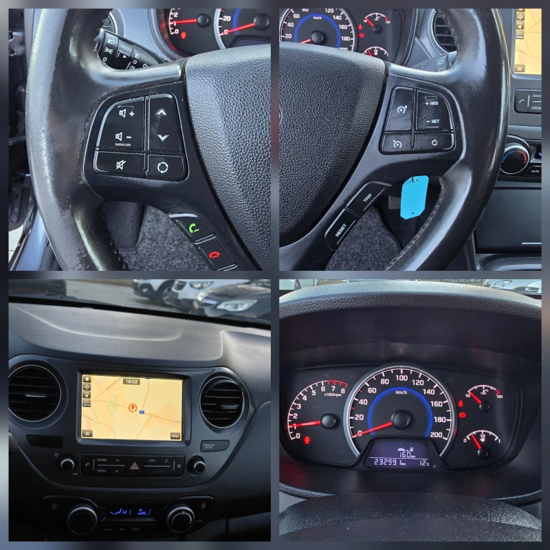 Hyundai I10 1.0i, Евро 6, Нави, 2017г., снимка 16 - Автомобили и джипове - 52208746