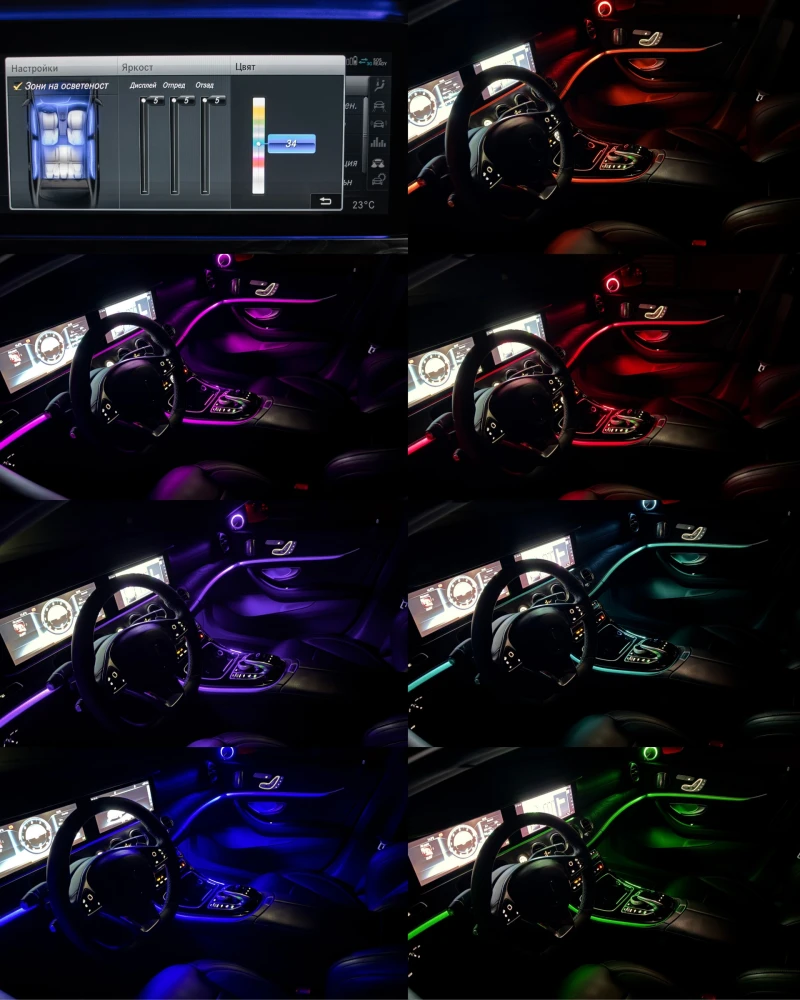 Mercedes-Benz E 350 d/AMG/Burmester/Distronic/HUD/Въздух/Реален пробег, снимка 16 - Автомобили и джипове - 53011108