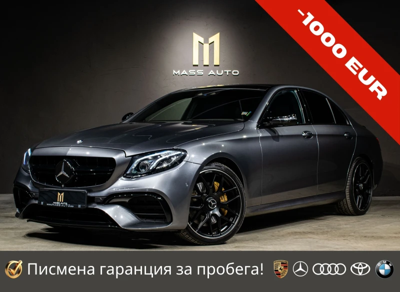 Mercedes-Benz E 350 d/AMG/Burmester/Distronic/HUD/Въздух/Реален пробег