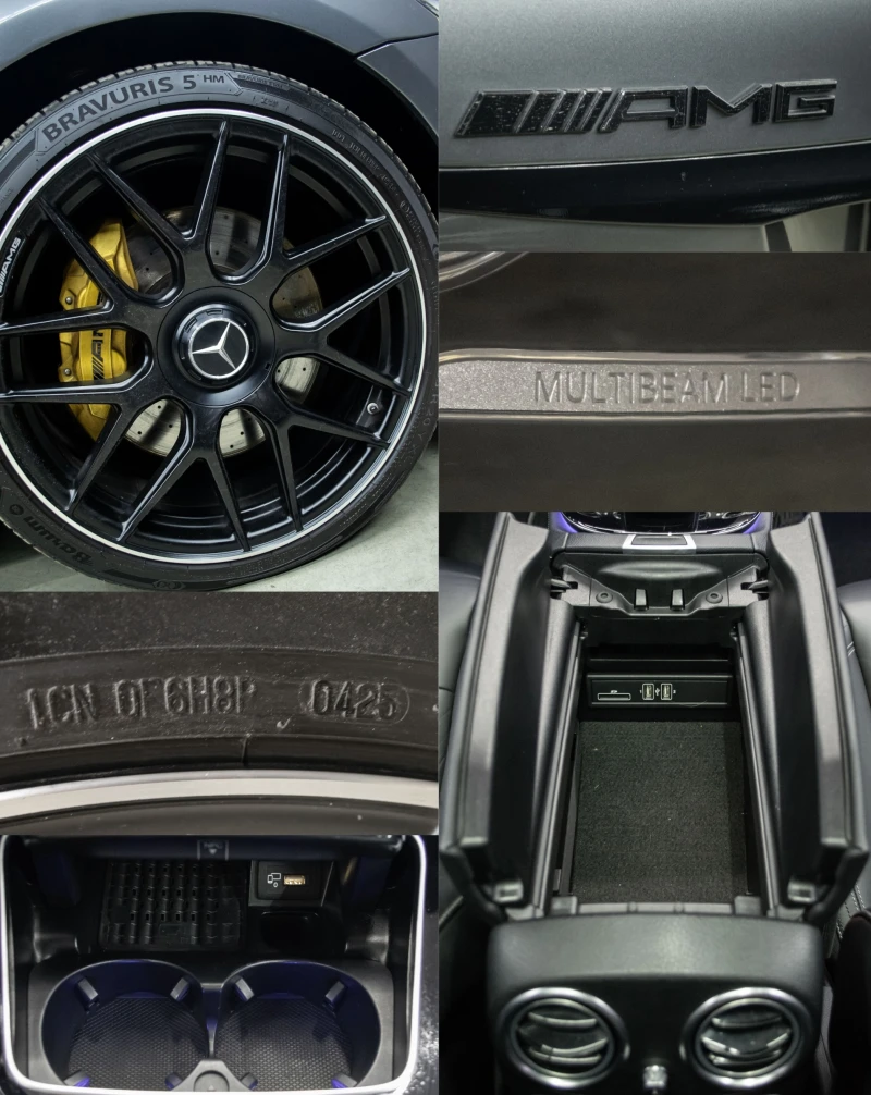 Mercedes-Benz E 350 d/AMG/Burmester/Distronic/HUD/Въздух/Реален пробег, снимка 14 - Автомобили и джипове - 53011108