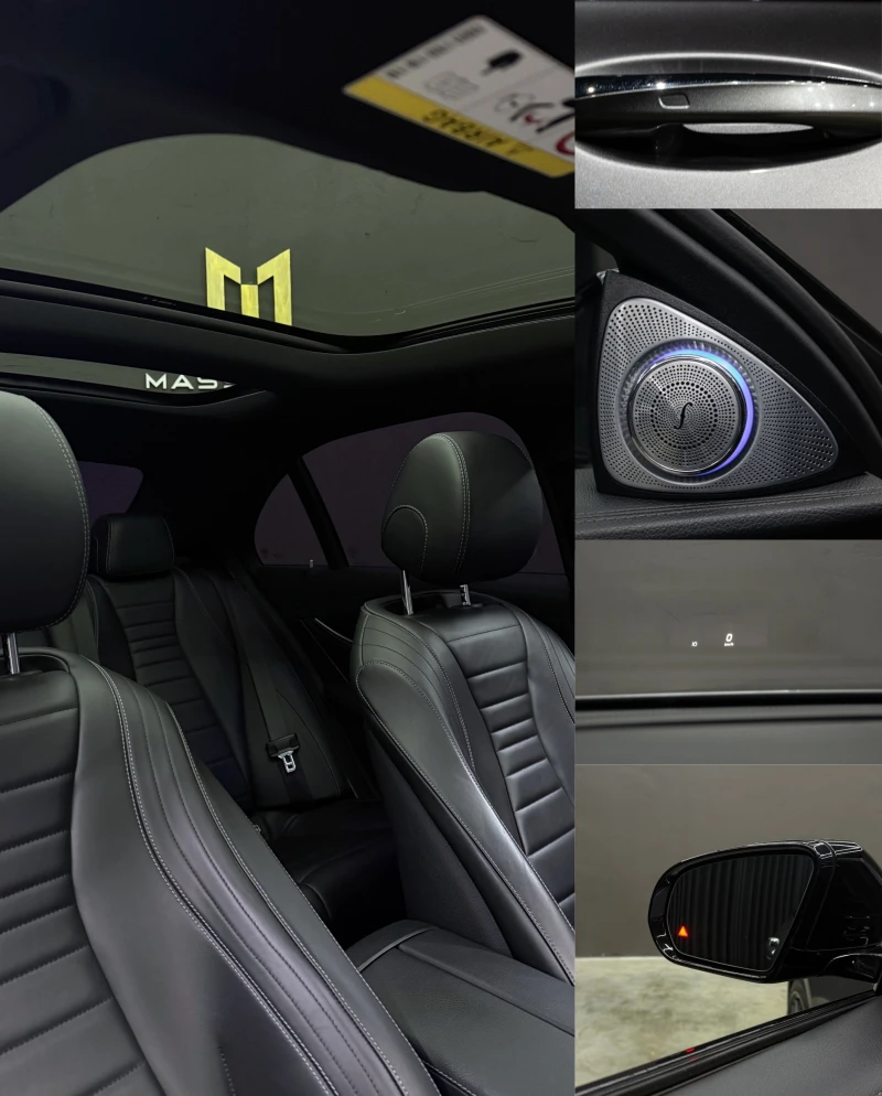 Mercedes-Benz E 350 d/AMG/Burmester/Distronic/HUD/Въздух/Реален пробег, снимка 13 - Автомобили и джипове - 53011108