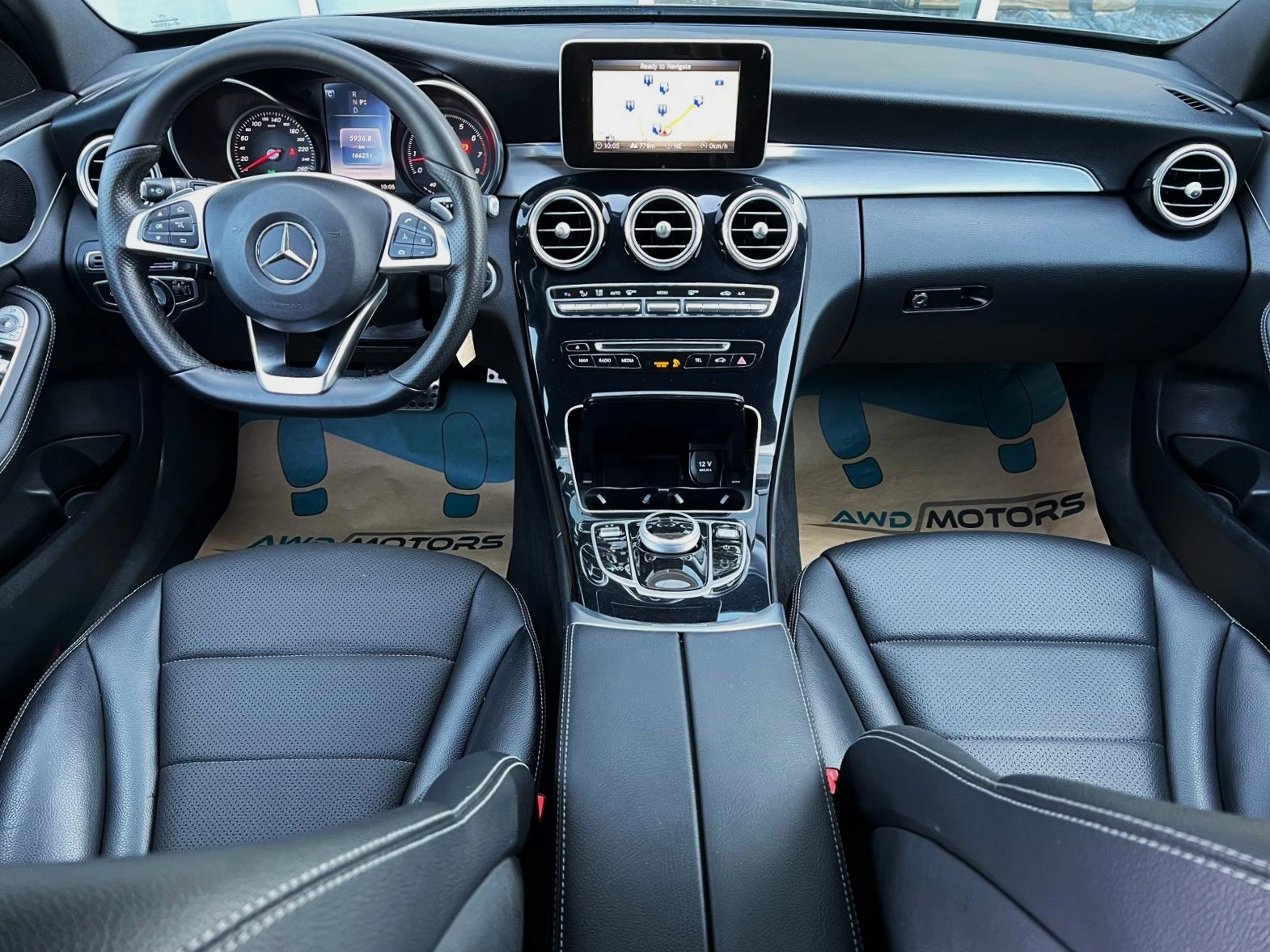 Mercedes-Benz C 180 AMG Автоматик Кожа Нави ПЕРФЕКТЕН - изображение 10