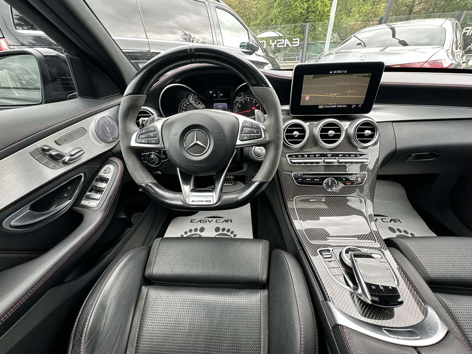 Mercedes-Benz C 450 AMG Burmester/NAVI/CAMERA/CARBON, снимка 7 - Автомобили и джипове - 54499929