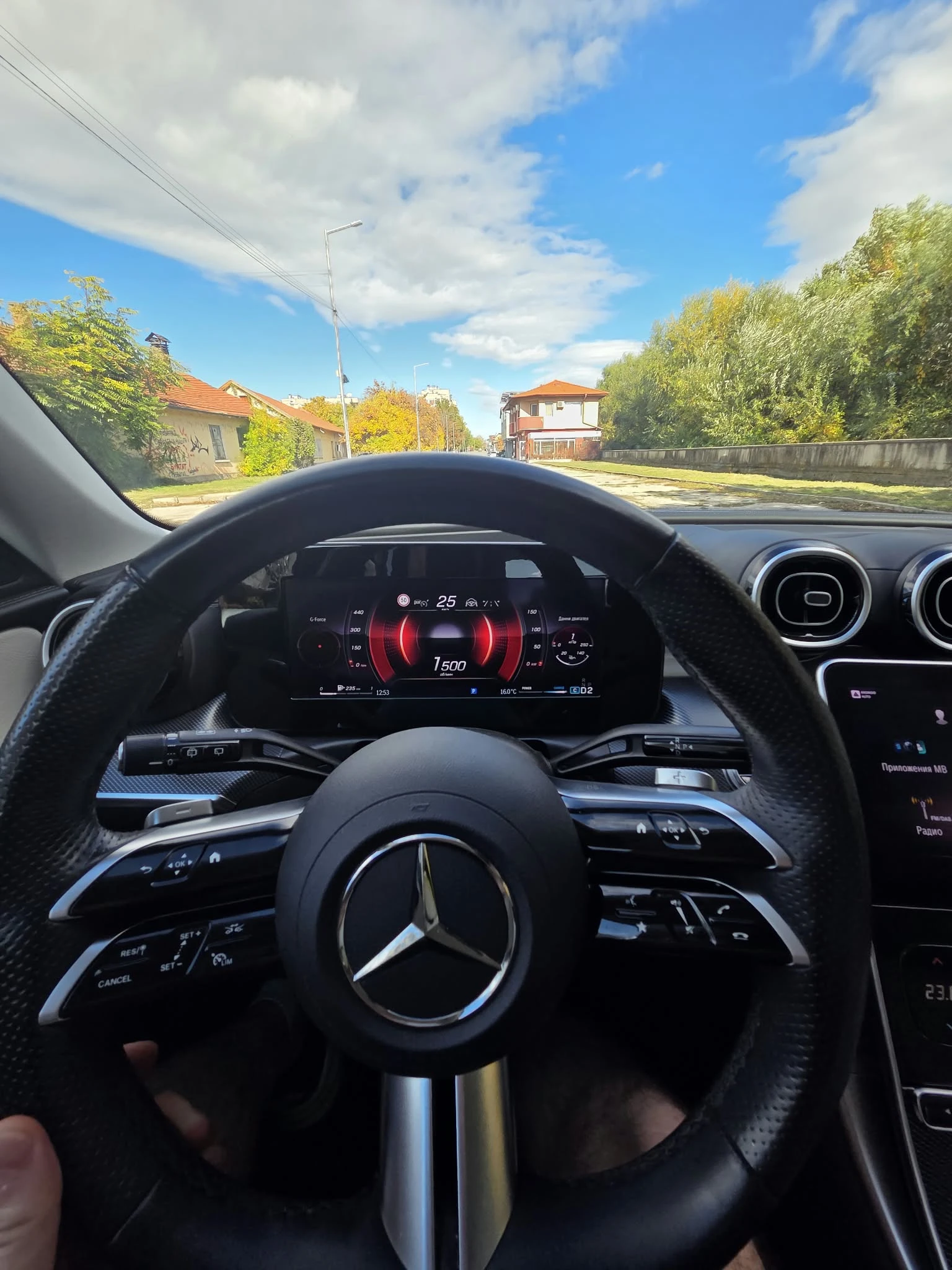 Mercedes-Benz C 220 Full AMG Line     може и с собствен лизинг, снимка 6 - Автомобили и джипове - 56649256