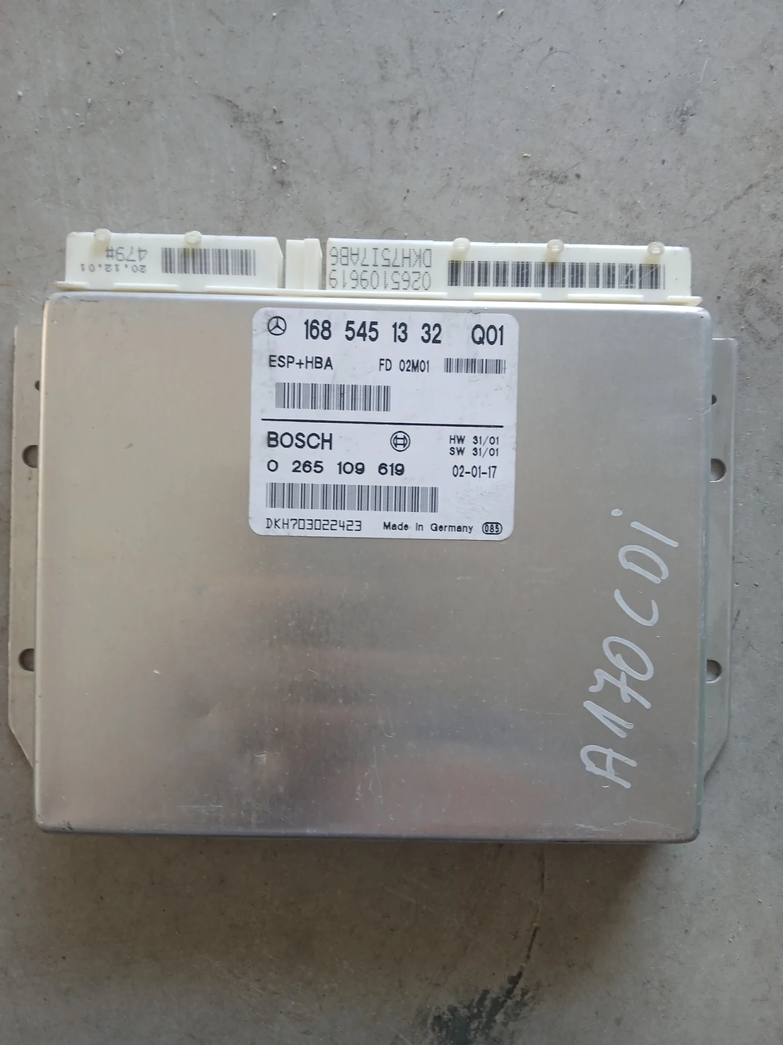 168 545 13 32 модул ESP Mercedes A-Class