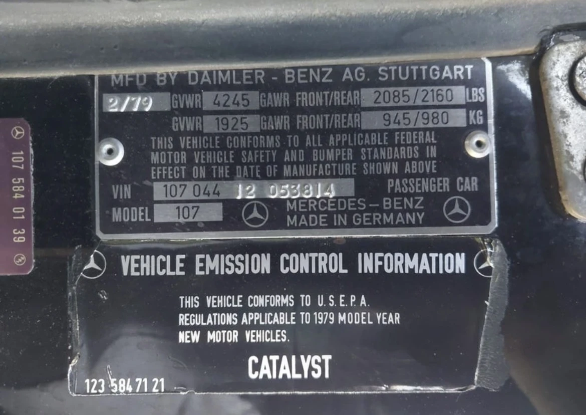 Mercedes-Benz SL 450 (R107), снимка 13 - Автомобили и джипове - 54640093