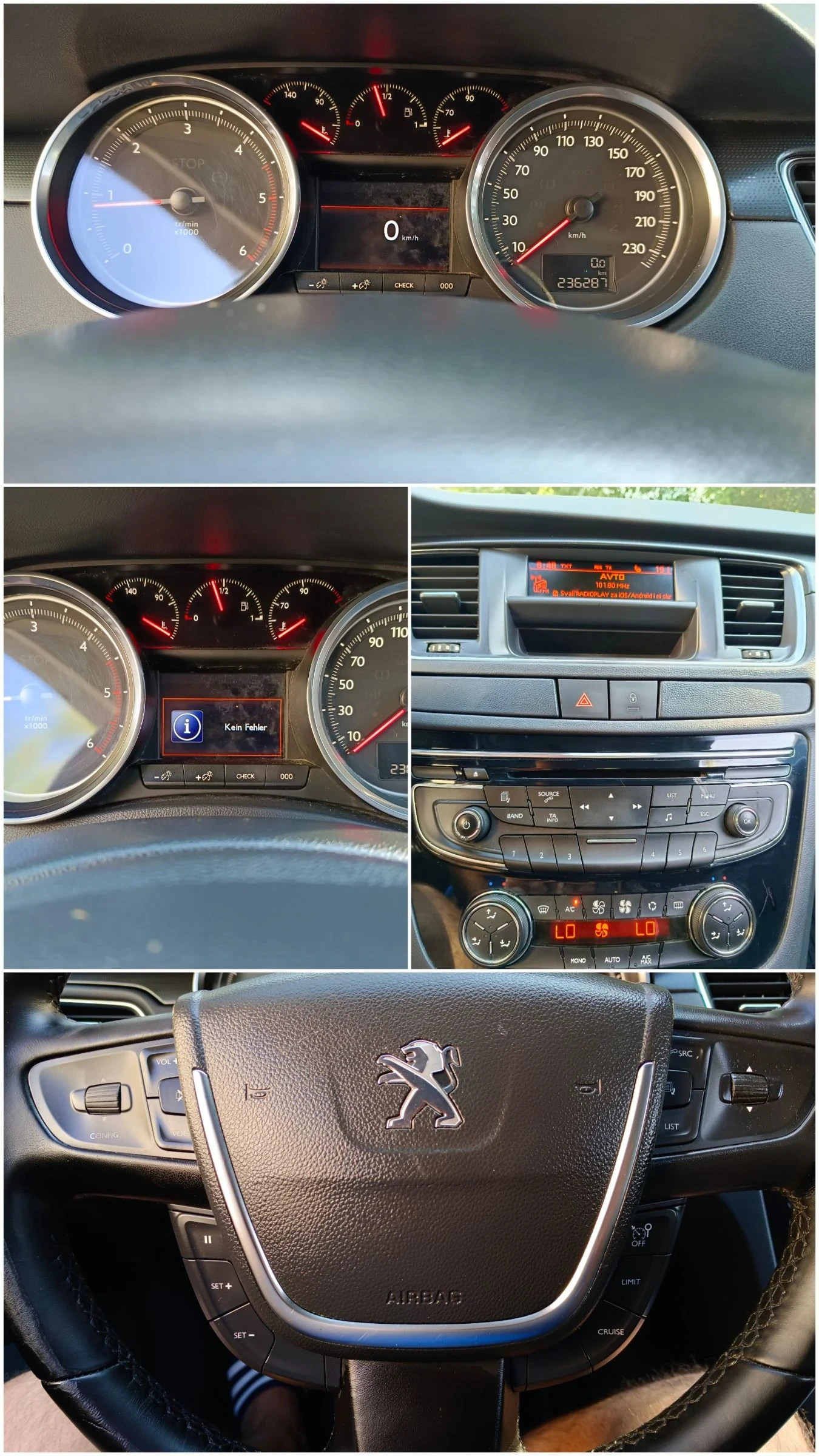 Peugeot 508 2.0 HDI* Седан* Allure* Бяла перла* , снимка 13 - Автомобили и джипове - 55239454