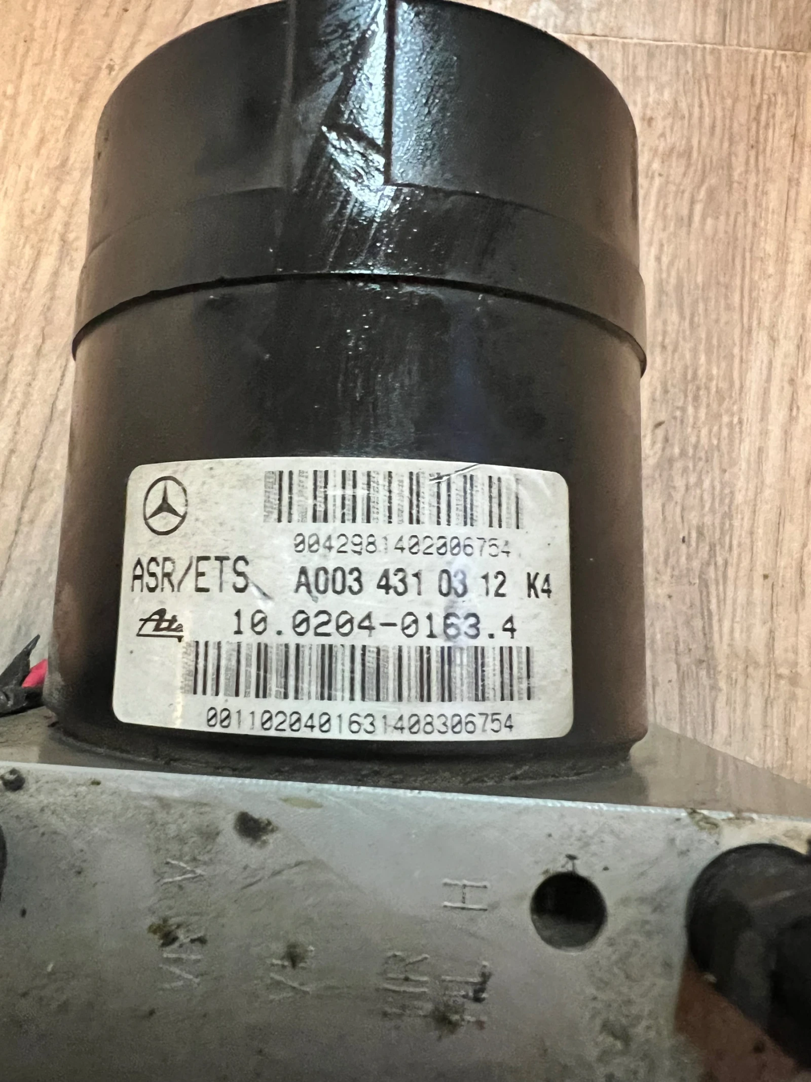 A0034310312 ABS  Mercedes SLK CLK A 003 431 70 12  Ate 10.0204-0163.4 | Mobile.bg   2