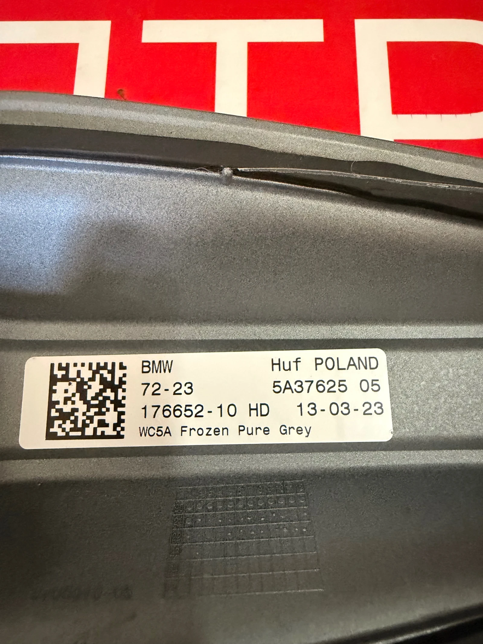 5A37625 05 Капак за антена BMW IX1 U11 176652-10  5A3762505 , снимка 3 - Части - 54782639